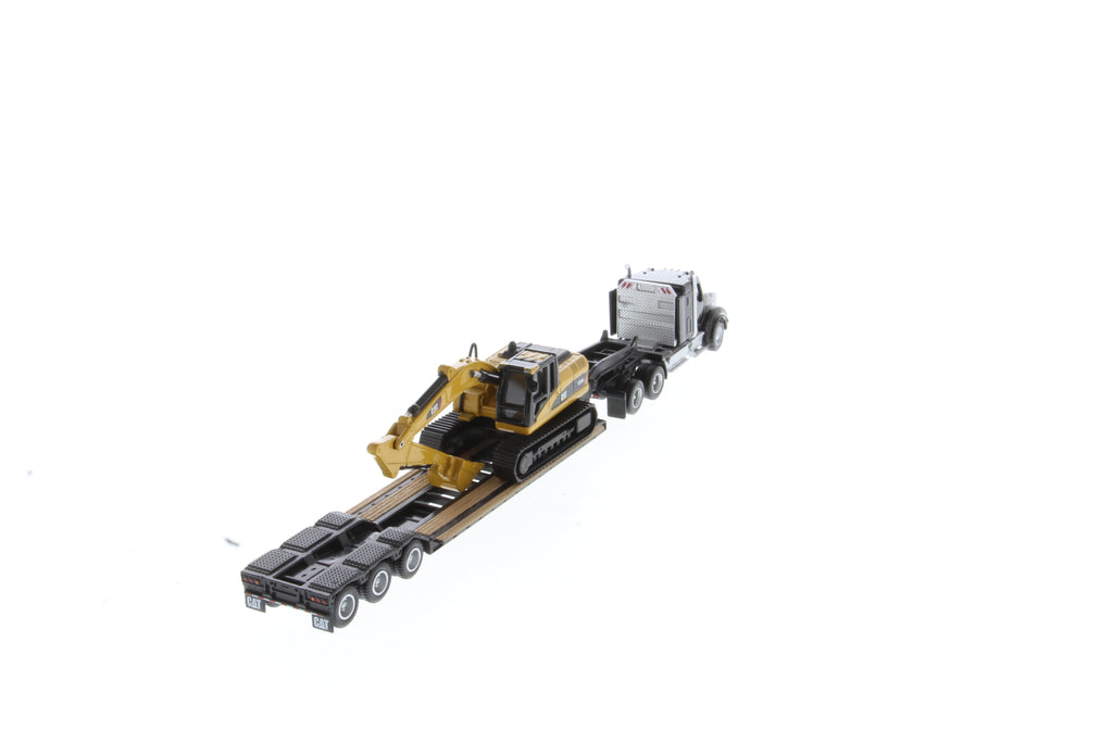 Diecast Masters 84420 1/87 Kenworth T880s SBFS 40 In-Sleeper Tandem Tractor with Lowboy Trailer