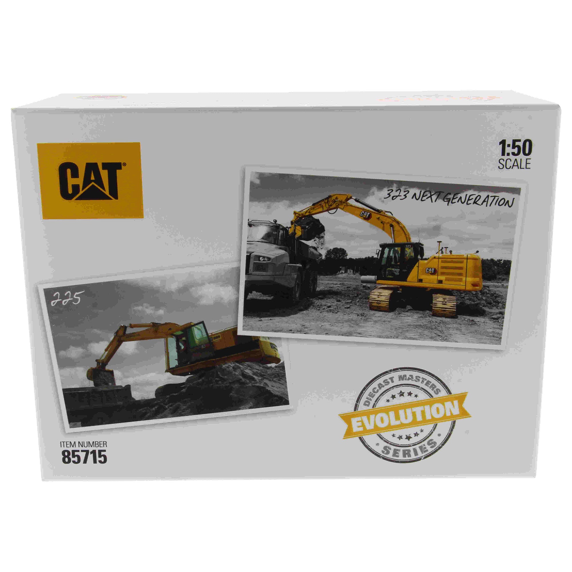 1:50 Cat 225 & 323 Excavator Evolution Series, 85715 – CATmodels