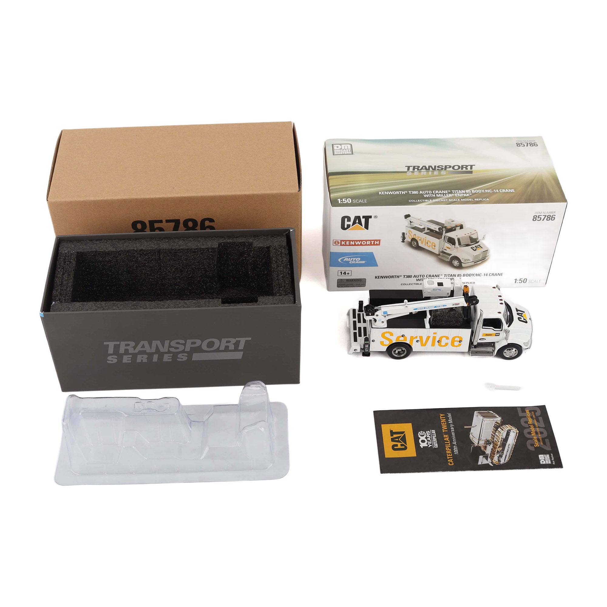 1:50 Cat ® 1:50 Kenworth T380 Auto-Crane Titan 85 Body with Miller