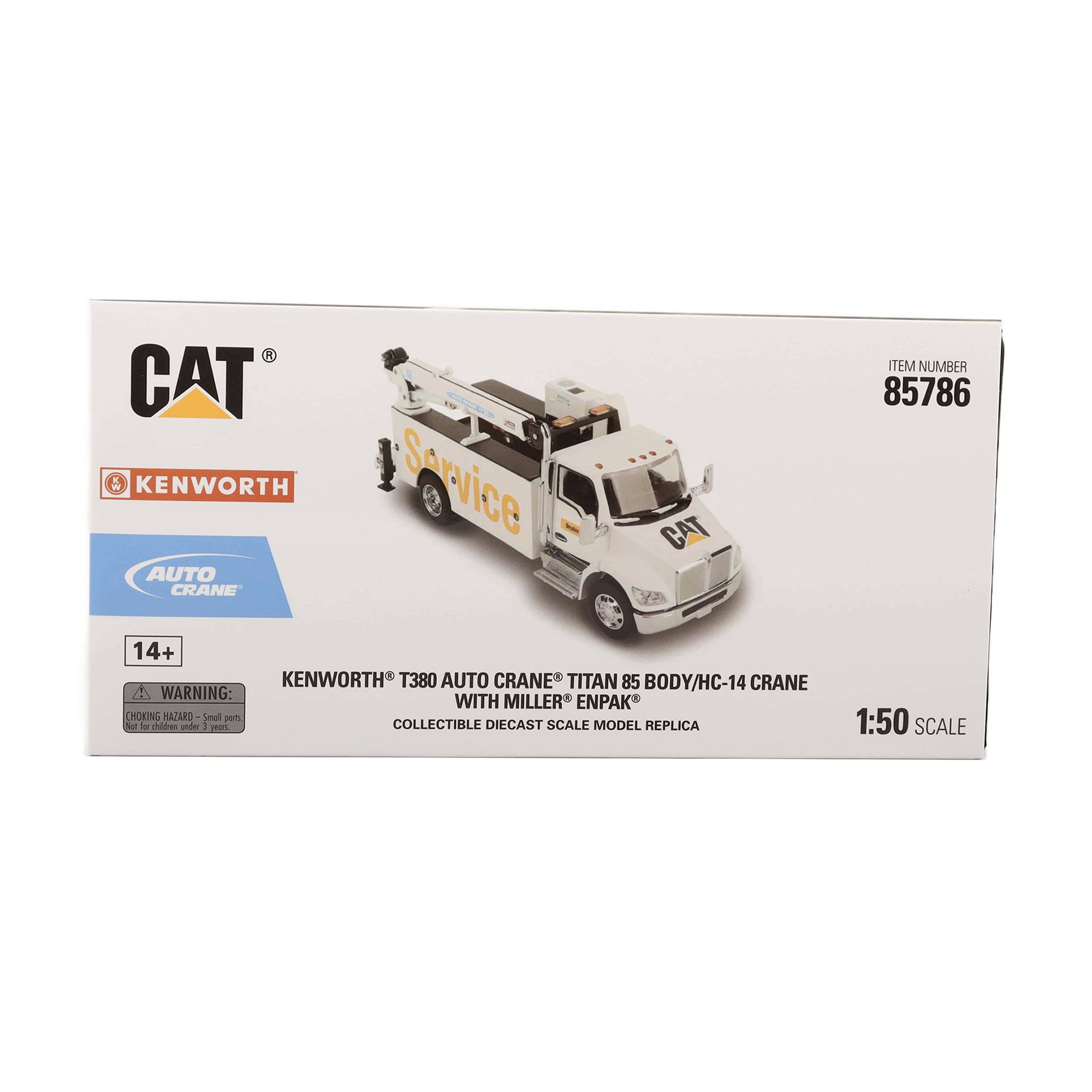 1:50 Cat ® 1:50 Kenworth T380 Auto-Crane Titan 85 Body with Miller