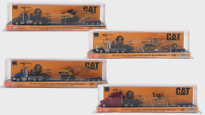 1:87 Kenworth T880s SBFS 40in-Sleeper Tandem Tractor with Lowboy Trail –  CATmodels Canada