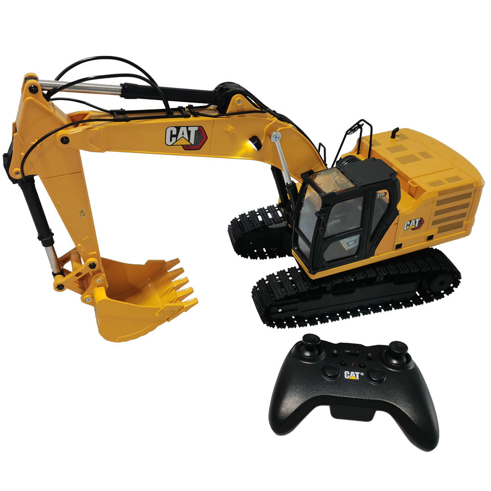 CAT RC Excavator コントローラー付き 1:16 RC Cat® 320 Hydraulic Excavator with 3 interchangeable