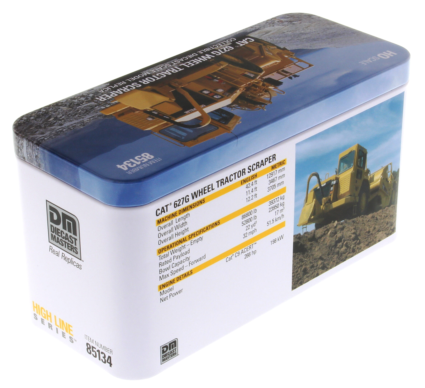 1:87 Cat® 627G Wheel Tractor-Scraper High Line Series, 85134