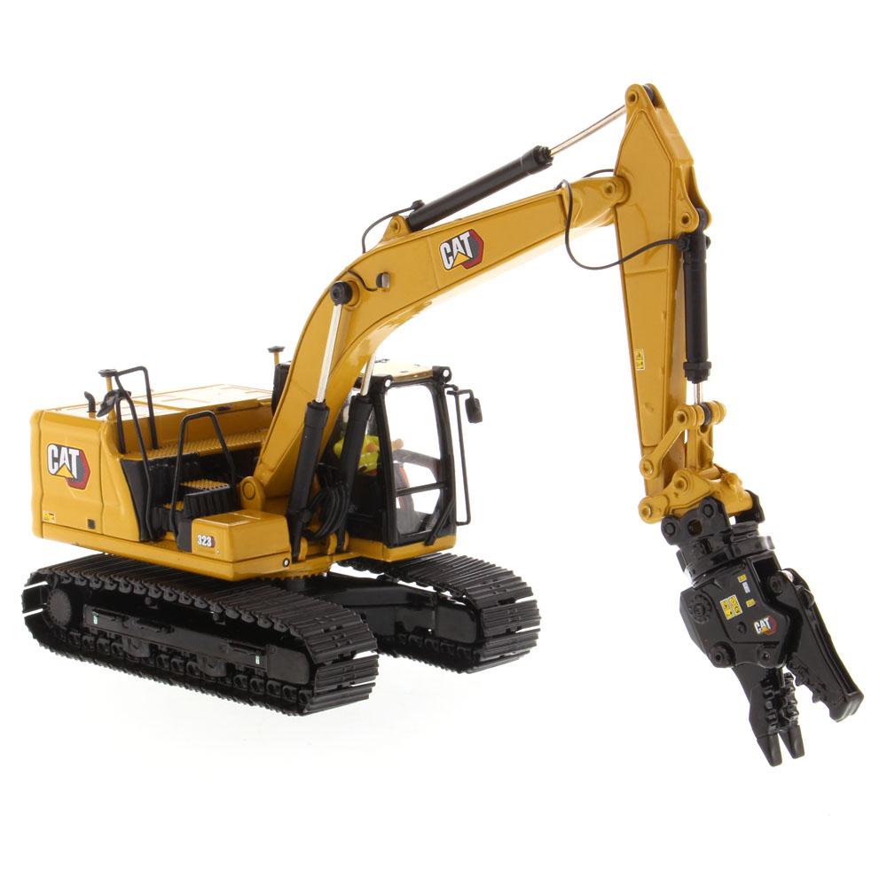1:50 Cat® 323 Hydraulic Excavator with 4 new work-tools