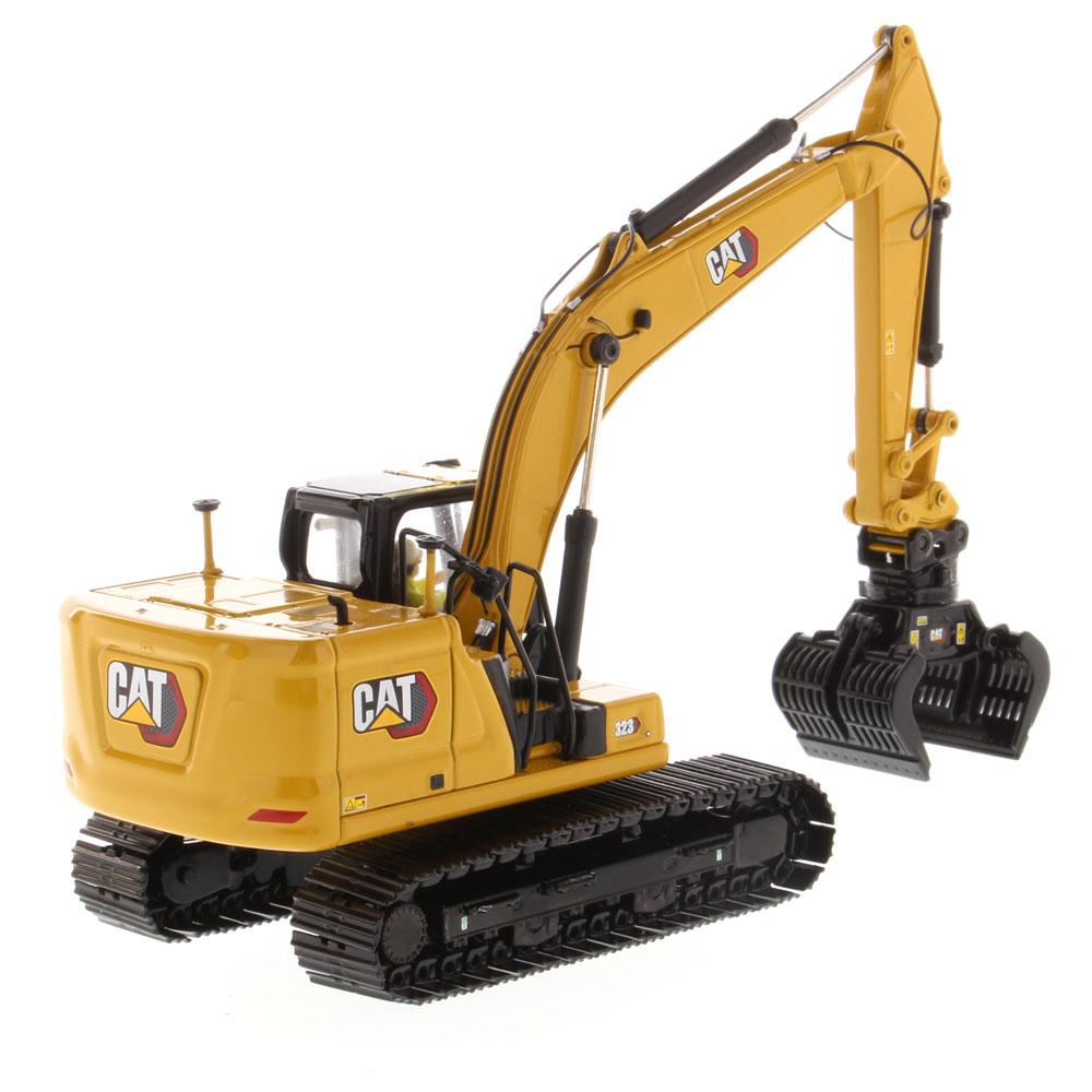 1:50 Cat® 323 Hydraulic Excavator with 4 new work-tools