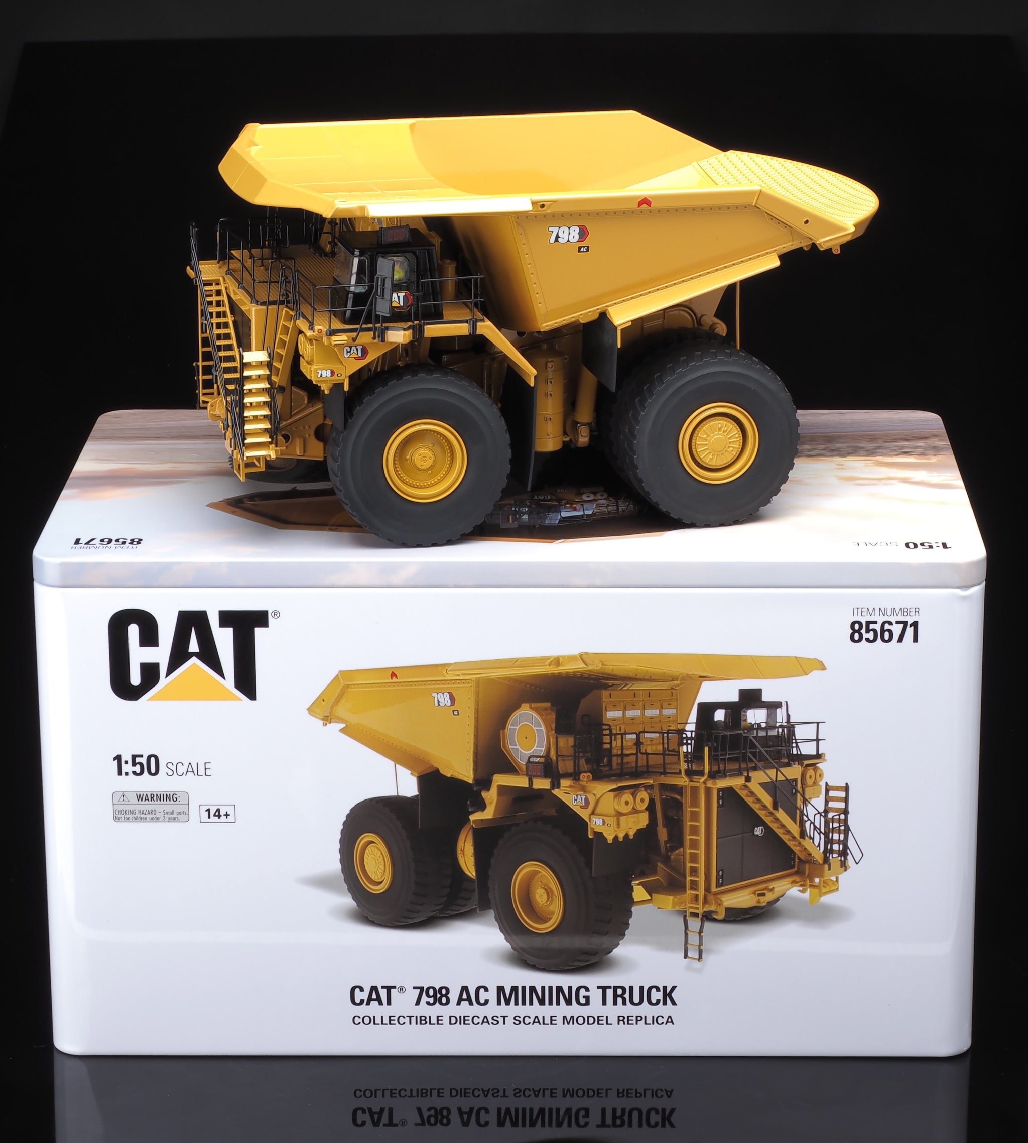 1:50 CAT 798 AC Mining Truck, High Line Series, 85671