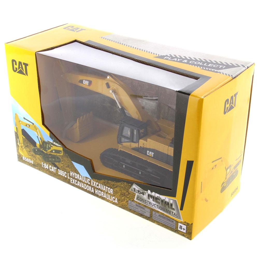 1:64 Cat® 385C L Hydraulic Excavator, Metal Construction Series